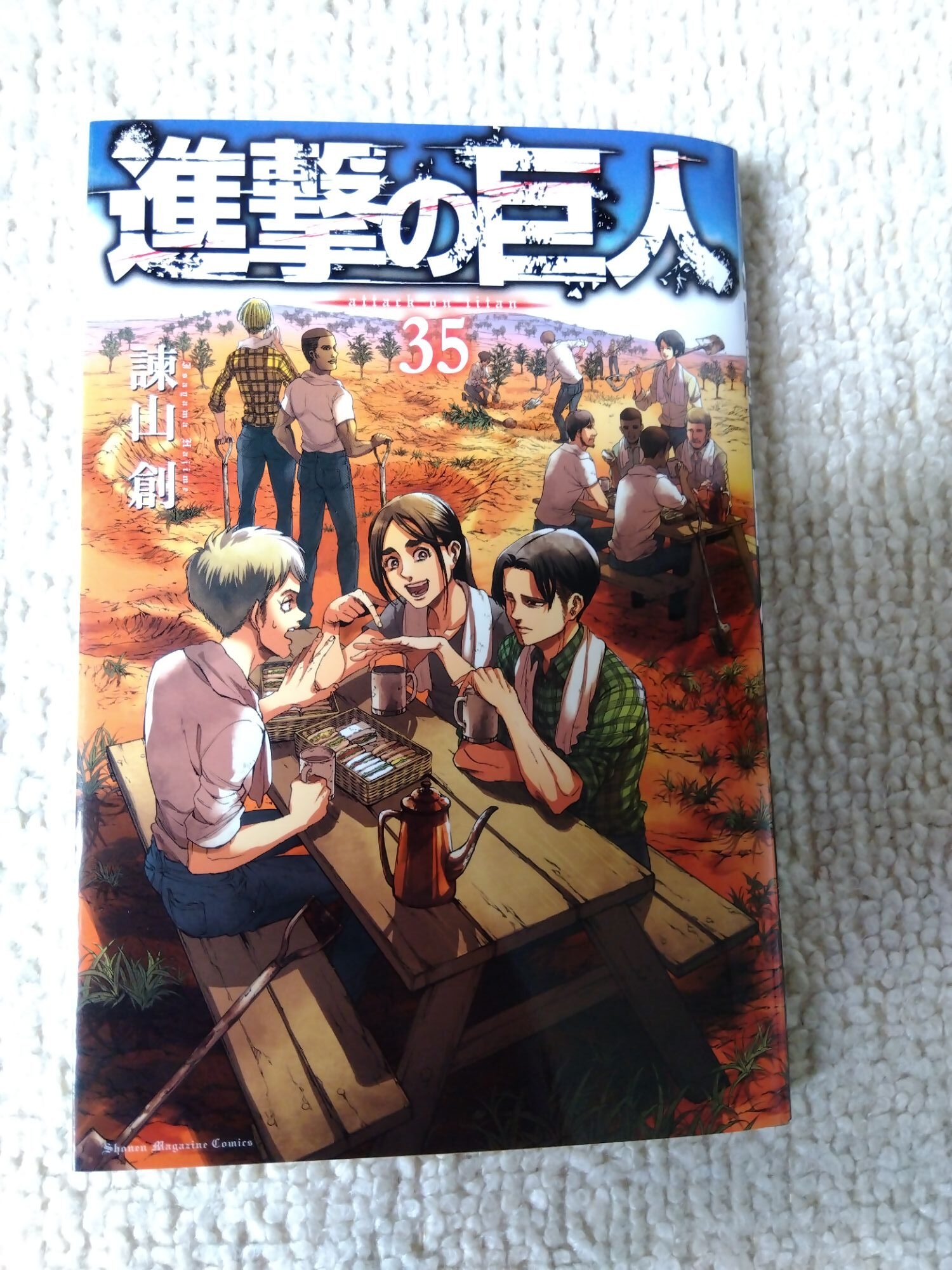 進撃の巨人　35巻 FLY 進撃の巨人」初の画集「FLY」発売、諫山創描き下ろし「悪童」収録の“35